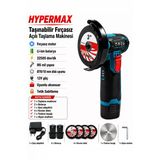 hypermax Kömürsüz 76 mm Mini Spiral Taşlama Makinesi