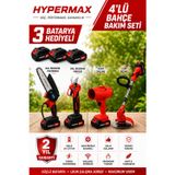 hypermax Profesyonel Çim Biçme Makinesi Hava Üfleme Makinesi Dal Budama Makası ve Budama Testeresi