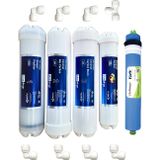 Hyperwell Bluedrop Genel Markalar İçin Premium 5'li İnline Filtre Seti