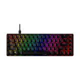 HyperX Alloy Origins 65 Aqua PBT Switch Mekanik US Oyuncu Klavye siyah