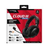 Hyperx Cloud Iıı S Çoklu Platform Için Kablosuz Oyun Kulaklığı 2,4 Ghz Bluetooth 120 Saate Kadar Pil Ömrü 2,4 Ghz / 200 Saat