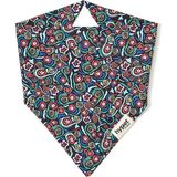 Hypet Fashion Abstract Flowers Siyah Köpek Bandana - 1