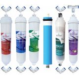 Hypnos Reverse Osmosis System Hypnos 10 Aşamalı RO Membranlı Su Arıtma Cihazı Filtre Seti