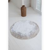 Hypnos Yuvarlak Banyo Paspası 70x70 Bej