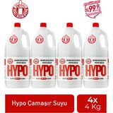 Hypo Çamaşır Suyu 4 kg x 4 Adet - 16 kg
