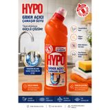 Hypo Gider Açıcı Çamaşır Suyu 680 ml Güçlü Formül Lavabo Mutfak Banyo Gider Temizleyici