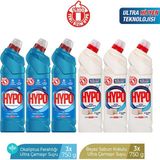 Hypo Hyper Hypo Ultra Çamaşır Suyu 3 Okaliptus ve 3 Beyaz Sabun 750 gr x 6 Adet - 750 ml