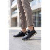 HYS SHOES Kadın Siyah Comfort Ortopedik Yürüyüş Ayakkabısı Yumuşak Şeffaf Taban Günlük Ayakkabı