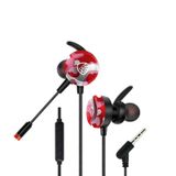 Hytech HY-GK4 Esnek Mikrofonlu Kamuflajlı Kulak İçi Kırmızı Renk Oyuncu Kulaklığı
