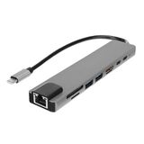 Hytech HY-USBC83 4K 30 Hz Gri Metal Type-C Adaptör