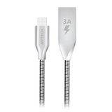 Hytech HY-X120 Metal Silver 1M 3A Micro USB Data