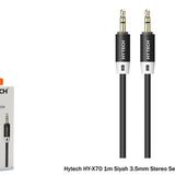 Hytech HY-X70 1m Siyah 3.5mm Stereo Ses Kablosu