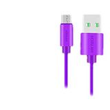 Hytech HY-X81 1m 2A Micro Usb Mor Şarj Kablosu Poşetli