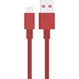 Hytech HY-X83 1m 2A Micro USB Kırmızı Şarj Kablosu