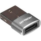 Hytech HY-XO33 Siyah Type-C F to USB M Metal Gövdeli OTG Çevirici