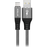 Hytech HYX405 3 A Typec 1 mt Siyah Data ve Şarj Kablosu