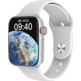 Hytech W59 Watch İos ve Android Uyumlu Mactive 2.05" İnç Geniş Ekranlı Gümüş Kordon Hediyeli Akıllı Saat