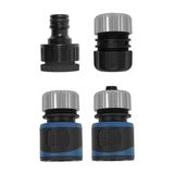 Hyundai 58753 Hortum Bağlantı Adaptörü Seti 4 Parça 1/2'' - 3/4'' Bahçe Hortumları ile Uyumlu