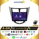 Hyundai Accent Blue 2011-2013 Model 4GB + 64GB Android 13 Kablosuz Carplay Navigasyon Multimedya Sistemi
