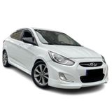 Hyundai Accent Blue 2011 - 2019 Marşpiyel Seti Plastik