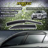 Hyundai Accent Blue 2011 Mugen Cam Rüzgarlığı