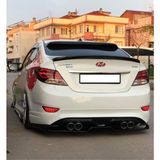 Hyundai Accent Blue Arka Tampon Eki - Fiber - Boyasiz