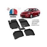 Hyundai Accent Blue Ferrous 4d Havuzlu Kauçuk Paspas 2018 - Siyah