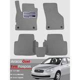 Hyundai Accent Era (2005-2011) Uyumlu Eva Paspas Tam Set–araca Özel,kolay Montaj,su Geçirmez - Gri