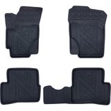 Hyundai Accent Era 2006-2012 ile Uyumlu Carbon Desenli Ultra Premium Havuzlu Oto Paspas - Araca Özel - Çok Renkli