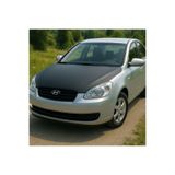 Hyundai Accent Era (2006–2012) Tam Kaput Maskesi – Siyah Düz Deri, Şık ve Koruyucu Kaplama kre22