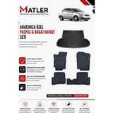 Hyundai Accent Era 2009 Model 4d Ekstra Havuzlu Paspas ve Bagaj Havuzu Set - Siyah