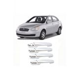Hyundai Accent Era Kapi Kolu 4 Kapi 2005-2011Uyumlu Paslanmaz Celik Krom