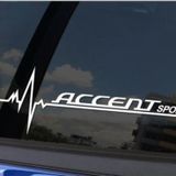 Hyundai Accent Napız Kalp Kelebek Cam için Sticker Yapıştırma