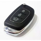 Hyundai Accent Uyumlu Anahtar Kabı Kumanda Kabı Oto Anahtarlık Vidali Logolu HYN17 Uçlu Sol Kanal