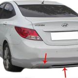Hyundai Accent Uyumlu Blue Rb Arka Tampon Altı Fiber 2011 Ve Sonrası