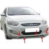Hyundai Accent Uyumlu Blue Rb Ön Tampon Altı Fiber 2011 Ve Sonrası