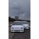 Hyundai Accent Uyumlu Yumurta Kasa Sisli Tampon Eki fiberglass boyasız Siyah