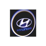 Hyundai Araçlar Için Pilli Yapıştırmalı Kapı Altı Led Logo AYDINLATMA