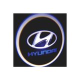 Hyundai Araçlar Için Pilli Yapıştırmalı Kapı Altı Led Logo PROJEKTÖR