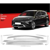 Hyundai bayon cam çerçevesi kenar çıtası krom tamtur 12 parça