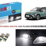 Hyundai Bayon LED Plaka Aydınlatma Ampul Seti FEMEX Parlak Beyaz