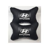 Hyundai Deri Boyun Yastıgı -hyundaı Papyon Yastık - Hyundaı Beyaz Lüks Yastık + Hediye CMS - 455