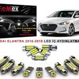 Hyundai Elantra 2016-2018 LED İç Aydınlatma Ampul Seti FEMEX Parlak Beyaz
