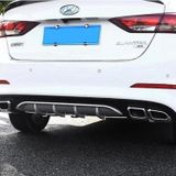 Hyundai Elantra çift Egzoz görünümlü difüzör gri 2016 sonrası modeller