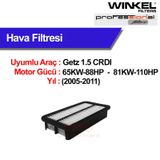Hyundai Getz 1.5 Crdı Hava Filtresi (2006-2011)