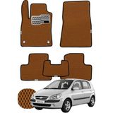 Hyundai Getz 2002-2011 Özelleştirilebilir Tam Set Premium Eva Paspas - Taba