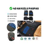 Hyundai Getz Hb 2008 Uyumlu Havuzlu Üniversal Maxi Paspas Siyah - Mavi