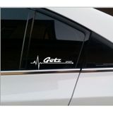 Hyundai Getz Napız Kalp Kelebek Cam için Sticker Yapıştırma