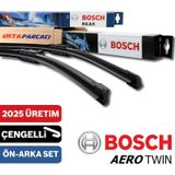 Hyundai Getz Ön Arka Silecek 2002-2009 Bosch Aerotwin-Rear H341 + Koku