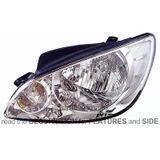 Hyundai Getz Ön Far Elektrikli Motorlu Soketlı Sağ 2006-2011 (Oem No: 921021C510)